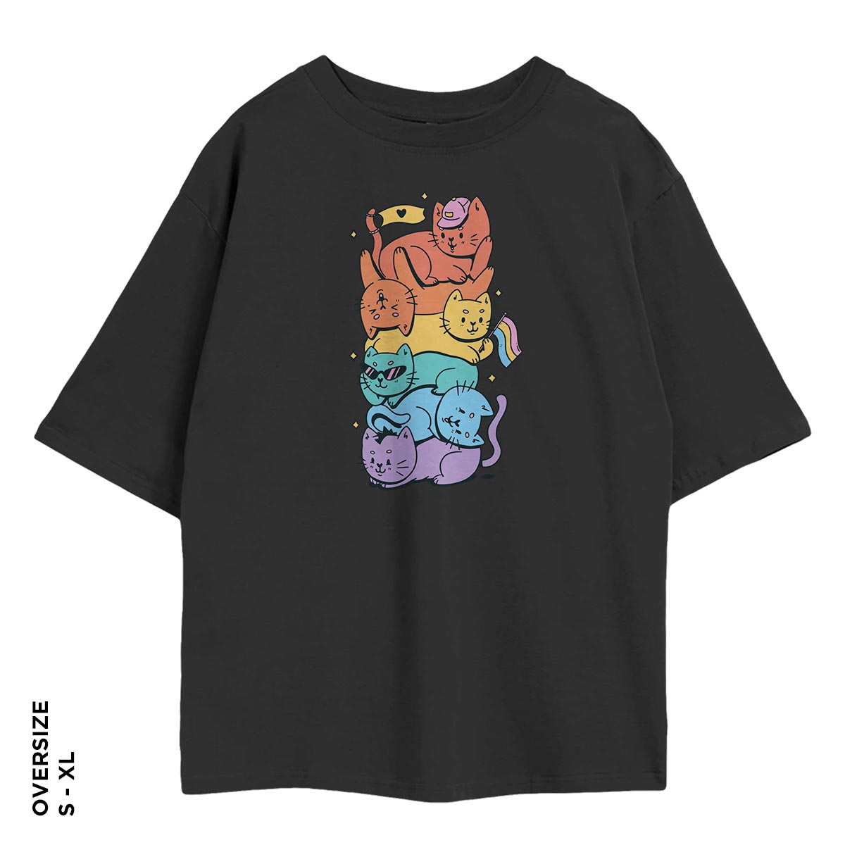 pride stack of cats - Imagen 9